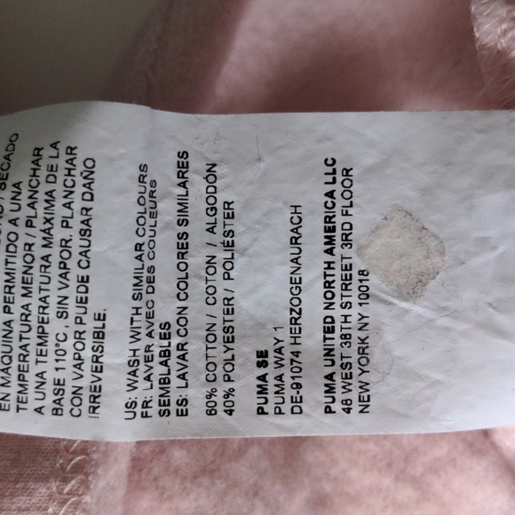 Puma Pink & Gold Crewneck Sweatshirt * 12M - Picture 6 of 6